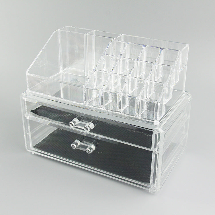 Acrylic Clear Container Makeup Case
