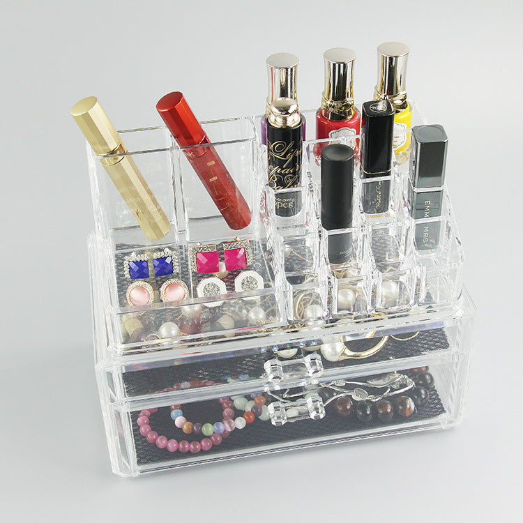 Acrylic Clear Container Makeup Case