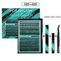 Individual Clusters Of Natural Black False Eyelashes