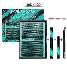Individual Clusters Of Natural Black False Eyelashes