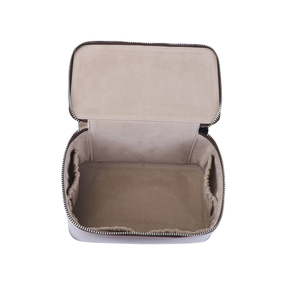 Handheld Leather Cosmetic Bag