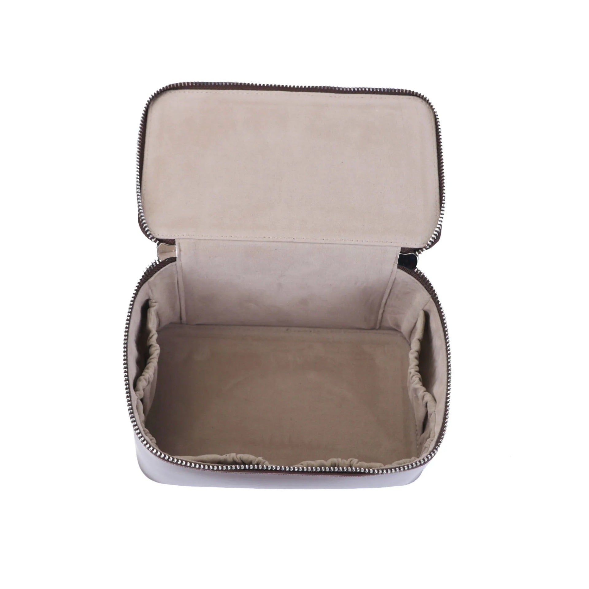 Handheld Leather Cosmetic Bag