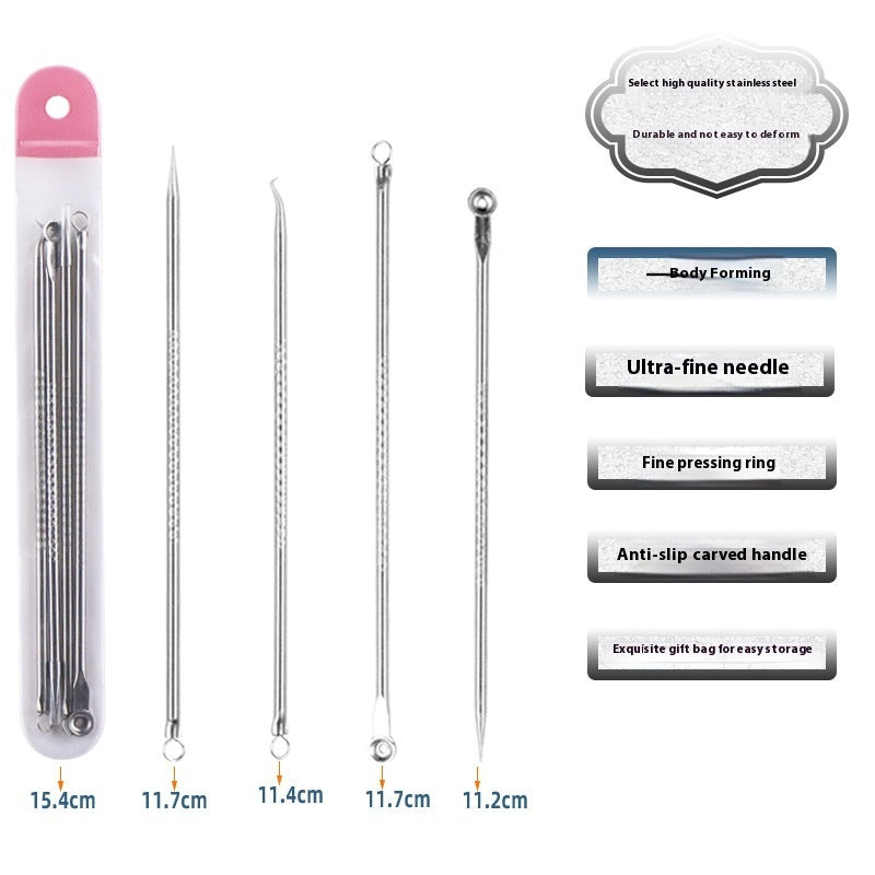 Pimple Pin 4-piece Stainless Steel Acne